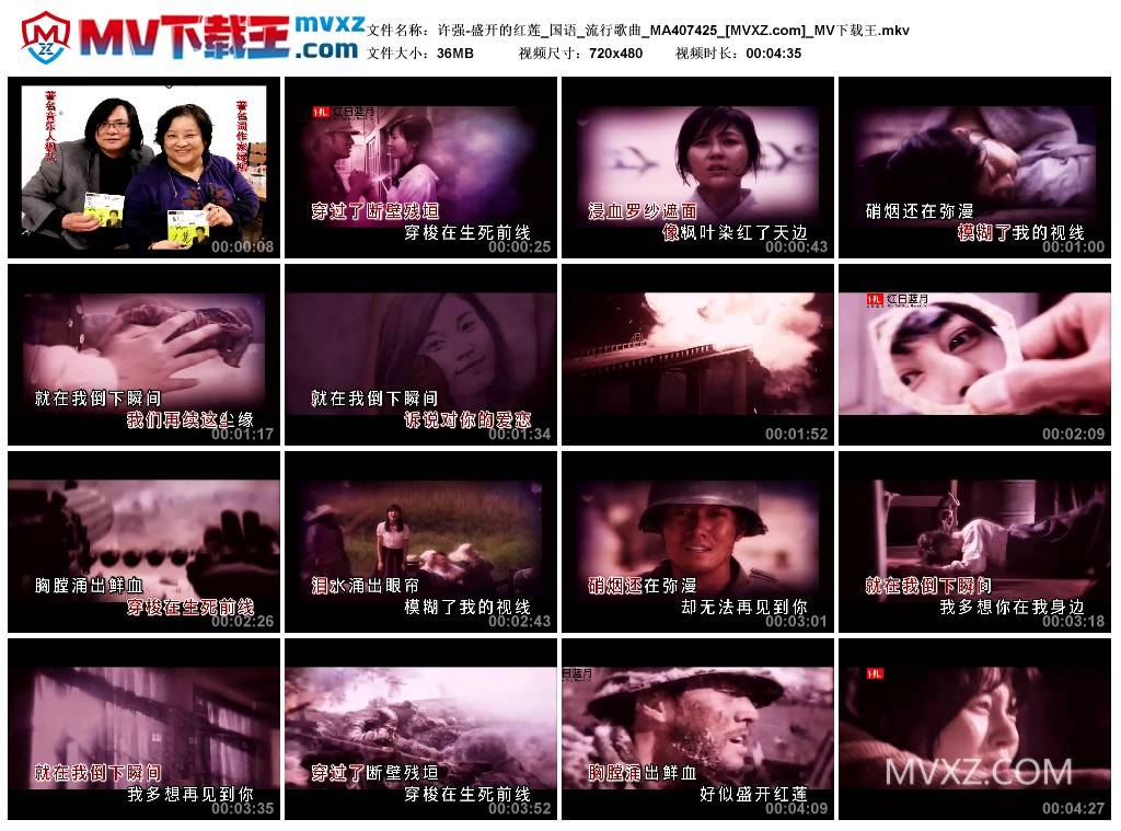 许强-盛开的红莲_国语_流行歌曲_MA407425